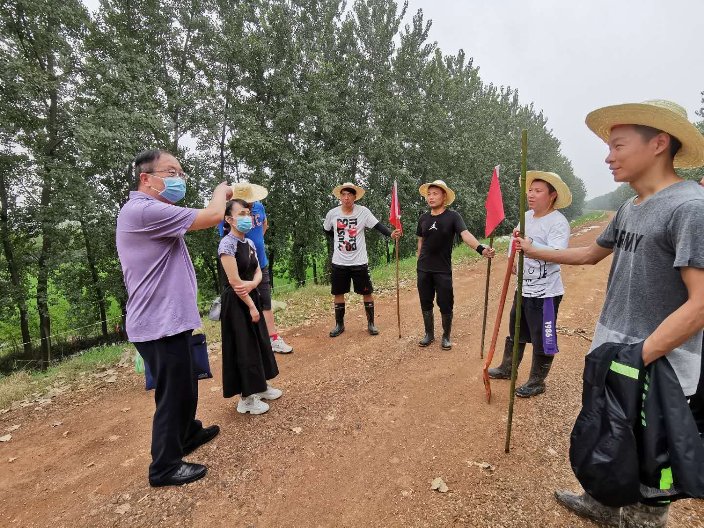 刁國俊督導(dǎo)防汛工作